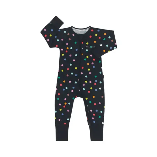Bonds Coverall Confetti Love Black | Baby Bunting AU
