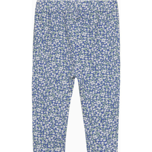 BABY BLUE DITSY FLORAL LEGGINGS - Trotters London | Maisonette