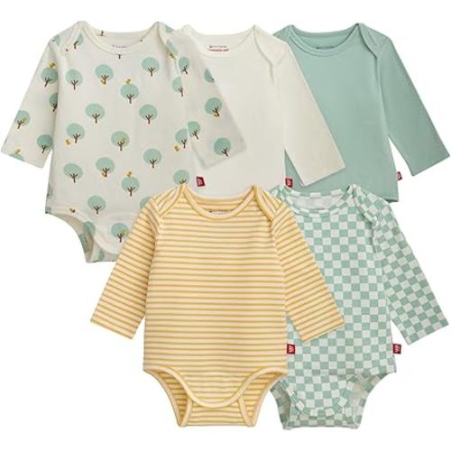 Magnetic Me Cloudstretch 5-Pack Bundle | Magnetic Baby Bodysuits