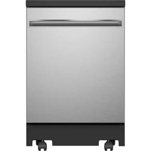 GE 23.625-in Portable Freestanding Dishwasher (Stainless Steel) ENERGY STAR, 54-dBA Standard Sound Level GPT225SSLSS at Lowes.com