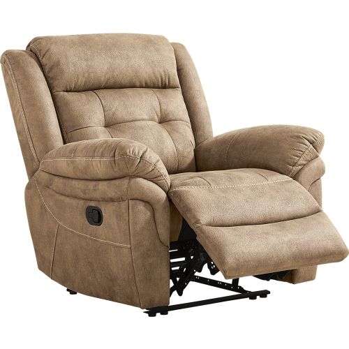 Hartford Brown Microfiber Recliner | Rooms to Go
