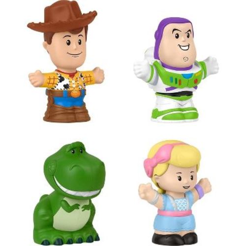 Fisher-Price Little People Toddler Toys Disney Pixar Toy Story Figure Pack with 4 Characters for Pretend Play Kids Ages 18+ Months