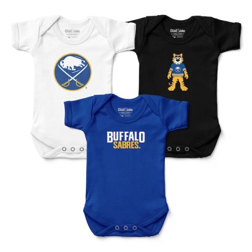 Infant Buffalo Sabres Chad & Jake Three-Pack Bodysuit Set