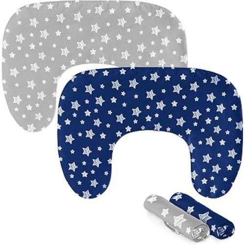 2 Pack Nursing Pillow Cover Compatible with New Boppy Nursing Pillow
