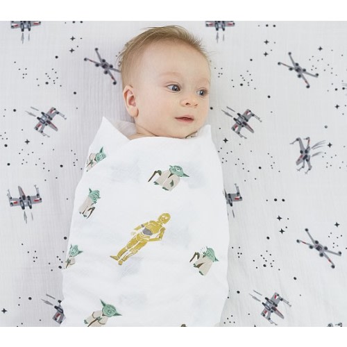Star Wars™ Organic Muslin Swaddle Set | Pottery Barn Kids
