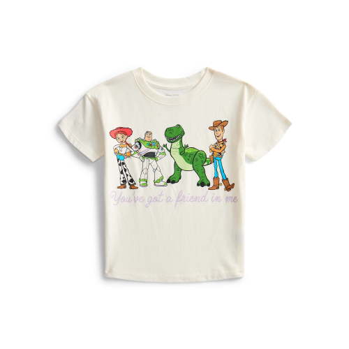 Pixar Toy Story Toddler Graphic Crewneck Tee with Short Sleeves, Sizes 12M-5T