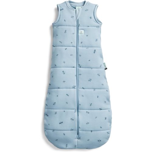 ergoPouch 1.0 Tog Jersey Sleeping Bag – Arms-Out Baby Sleep Sack, Ideal Transition from Swaddling, Slim Fit Keeps Baby Secure & Comfortable, Soft Breathable Fabric (3-12 Months, Dragonflies)