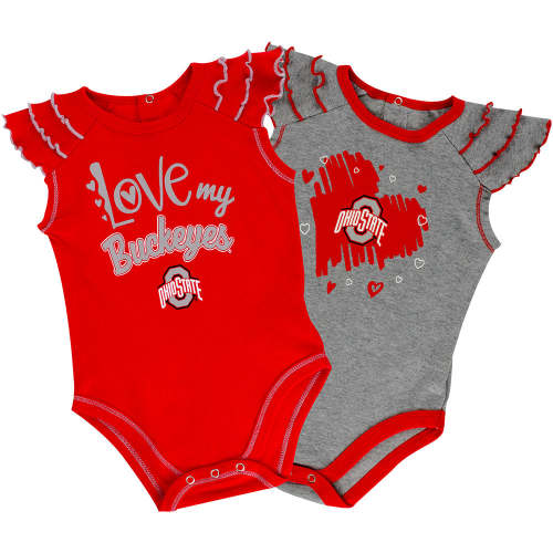 Newborn Ohio State Girls Onesie 2-Pack Set – Shop OSU Buckeyes