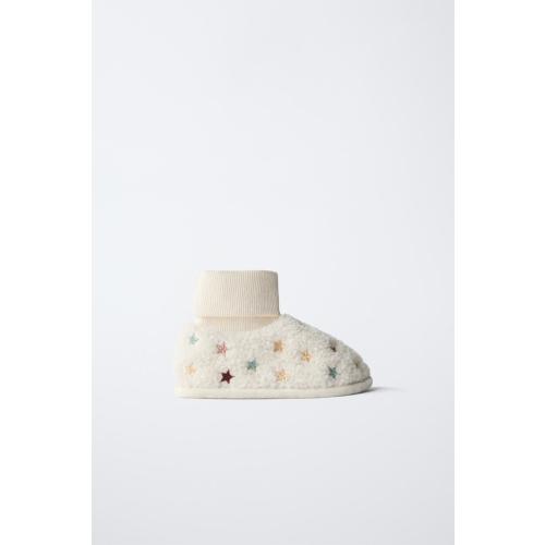 STAR SLIPPERS - Off White | ZARA United States