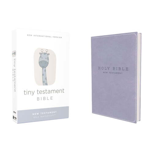 Niv, Tiny Testament Bible, New Testament, Leathersoft, Blue, Comfort Print, (Hardcover)