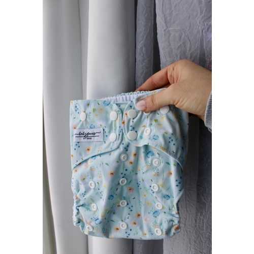 Babygenix Blume Reusable Pocket Cloth Diaper – Adjustable, Leak-Proof & Eco-Friendly | Fits Babies 8-55+ lbs |