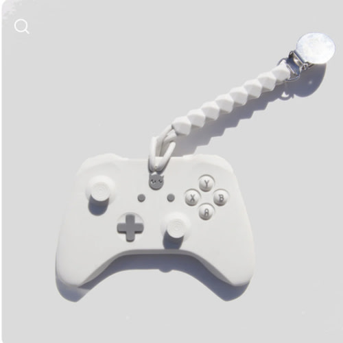 The One in Arctic White Teether – BabyGlitch