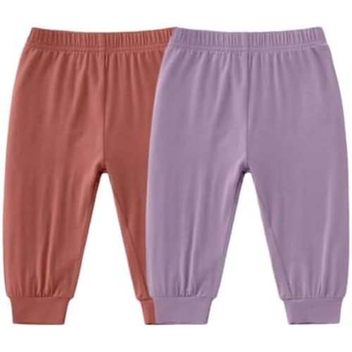 Baby Boys Girls Bamboo Viscose Jogger Pants Infant Toddler Bloomers Kids Harem Pants