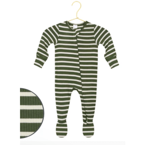 Tyler Ribbed Zipper Footies