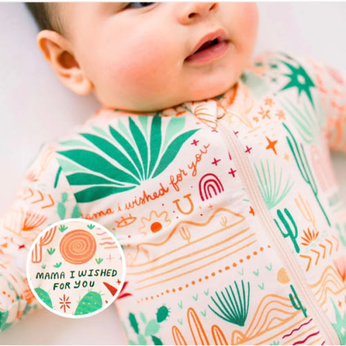 The Second-Skin Footie | Desert Cactus Vibes | "Mama, I Wished for You" | Raising Mama