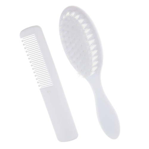 yotijay 2Pcs Soft Baby Hair Brush Infant Comb Grooming Shower Design Pack Kit
