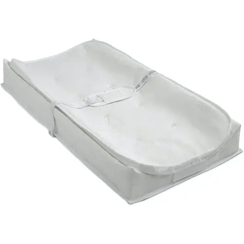 Serta Perfect Sleeper 2-in-1 Deluxe Pillow Top Changing Pad & Portable Changing Mat, White