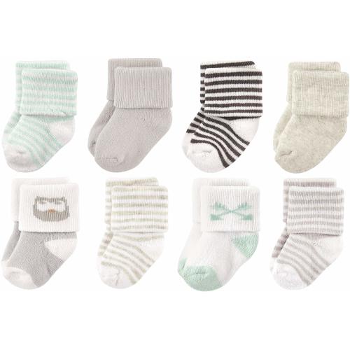 Luvable Friends Unisex Baby Newborn and Baby Terry Socks