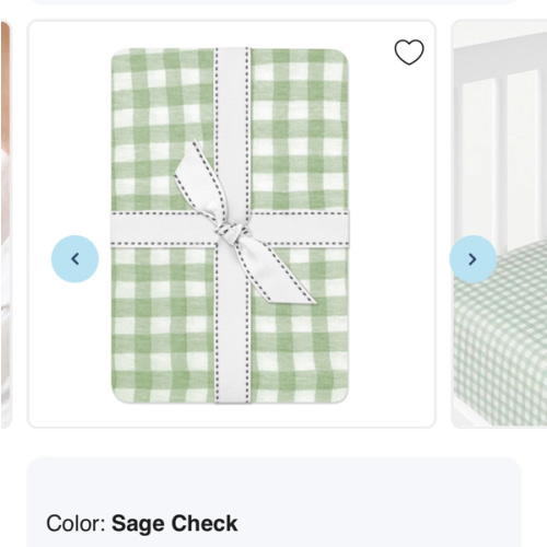 FRANKIE Fitted Crib Sheet – Butterblu