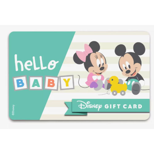 Mickey and Minnie Mouse Hello Baby Disney Gift Card eGift | Disney Store