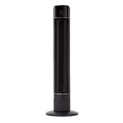 Better Homes & Gardens 40" Tall, 3-Speed Tower Fan, Internal Oscillation, Gray, Remote Control, New, BHS2803696724BR