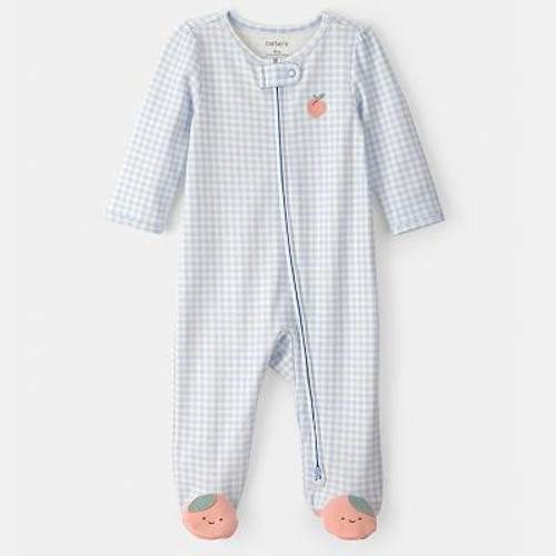 Baby Girl Carter's 2-Way Zip Cotton Sleep & Play Pajamas