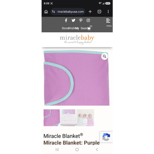 Miracle Blanket Swaddle, Swaddle Wrap, Swaddle Blanket, Sleep Sack, Wearable Blanket All-In-One