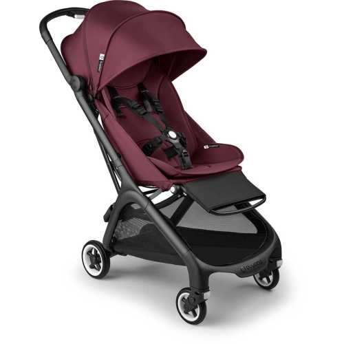 Bugaboo Butterfly 1 Complete Compact Stroller - Black / Dark Cherry / Dark Cherry