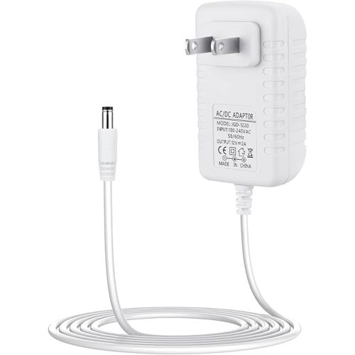 12V Charger for Spectra Breast Pump S1, S2, Replacement Power Cord White