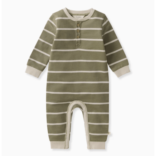 Henley Organic Baby Boy Jumpsuit