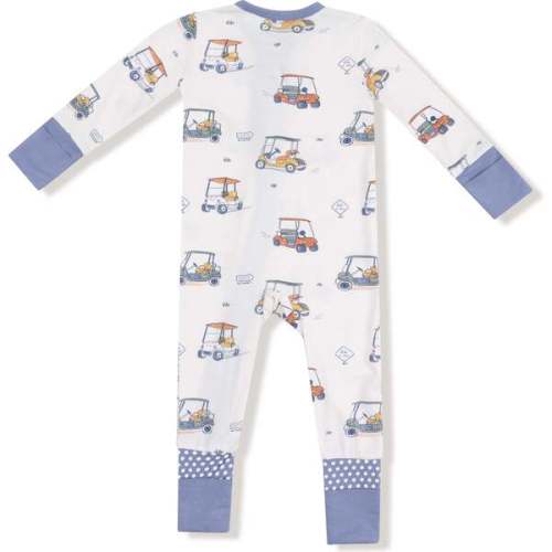 Convertible Romper, Blue Golf Carts - Angel Dear | Maisonette