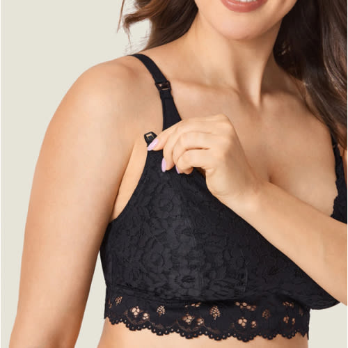 More Support Lace Nursing Bralette