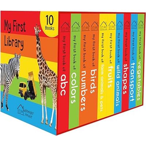 My First Library : Boxset of 10 Board Books for Kids (My First Book of)