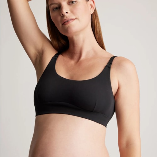 Quince Micromodal Nursing Bra (2-pack) in Black