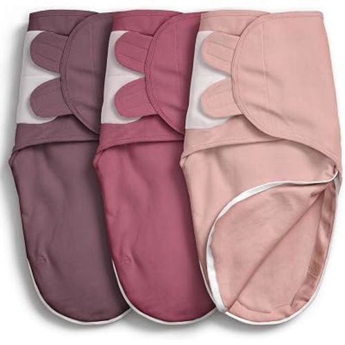 GLLQUEN BABY Newborn Swaddles with Zipper, 0-3 Months, Adjustable Hook&Loop