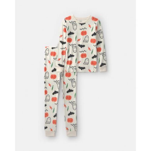 Kids 2-Piece Halloween Snug Fit Pajama Set - Cream | Carter's