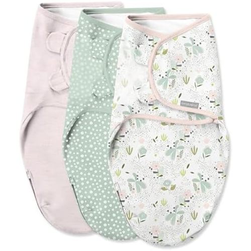 SwaddleMe by Ingenuity Easy Change Baby Swaddle, Peekaboo Panda