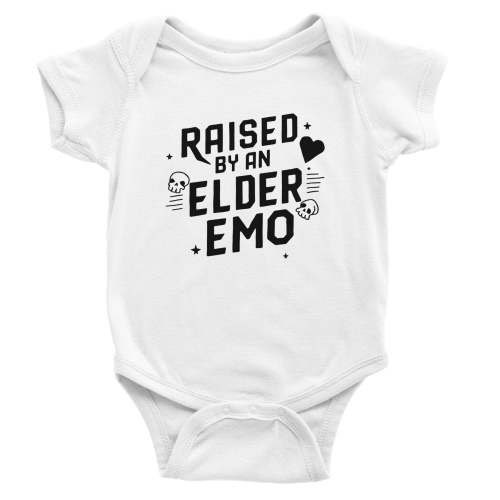 Raised by an Elder Emo - Onesie – ElderEmo.com