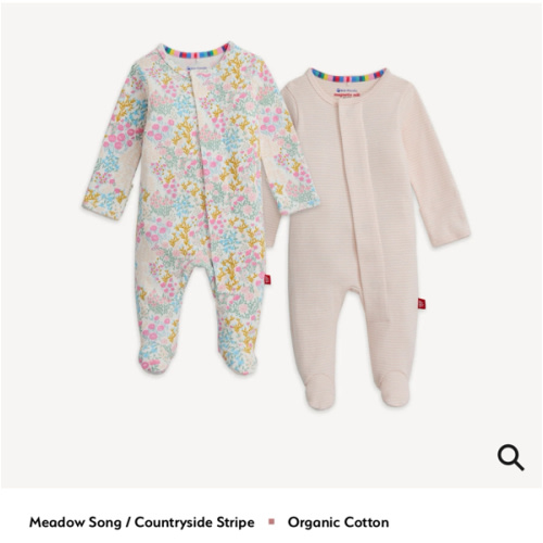 Magnetic 2-Pack Footie – Magnetic Me - Organic Cotton