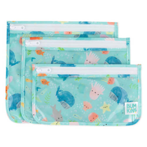 Clear Travel Bags Ft. Adorable Ocean Animals | Bumkins