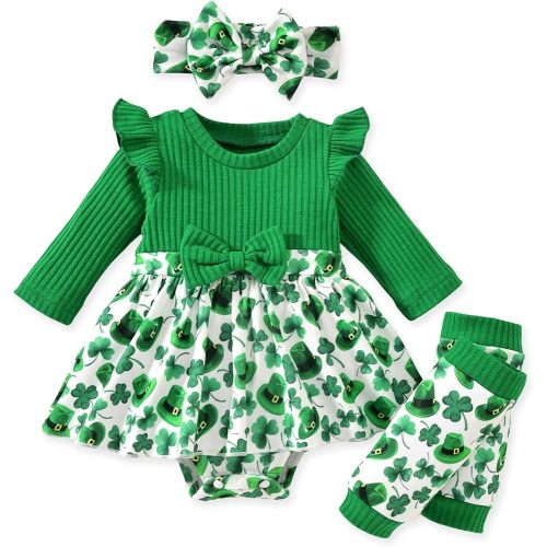 Aalizzwell Newborn Baby One Piece Romper Dress 0-18 Months