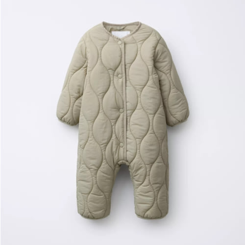 LONG PADDED JUMPSUIT - Light green | ZARA United States