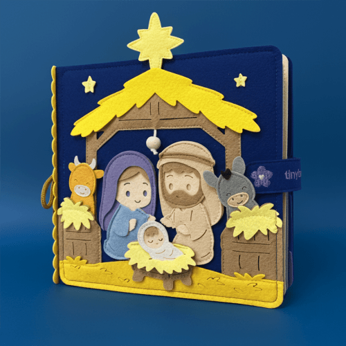 TinyBusy™ Nativity Bible Christmas Stories Handmade Busy Quiet Books BB2