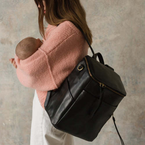 La Mère Grand Luxe - Leather Diaper Bag Backpack | Azaria – AZARIA