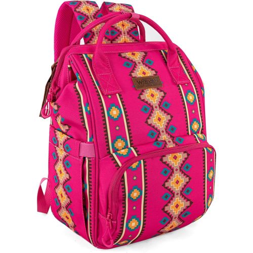 Montana West Wrangler Callie Diaper Bag Backpack with Stroller Straps Multifunction Baby Travel Bag WG2204-9110HPK