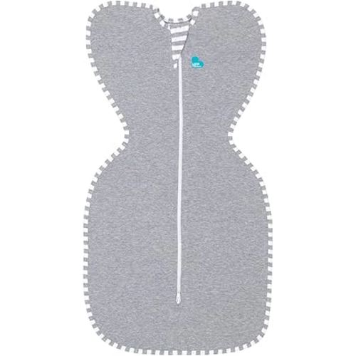 Love to Dream Swaddle UP, Baby Sleep Sack, Self-Soothing Swaddles for Newborns, Improves Sleep, Snug Fit Helps Calm Startle Reflex, New Born Essentials for Baby, Small 8-13lbs, Gray