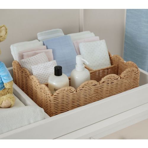Palmer Scalloped Changing Table Organizer