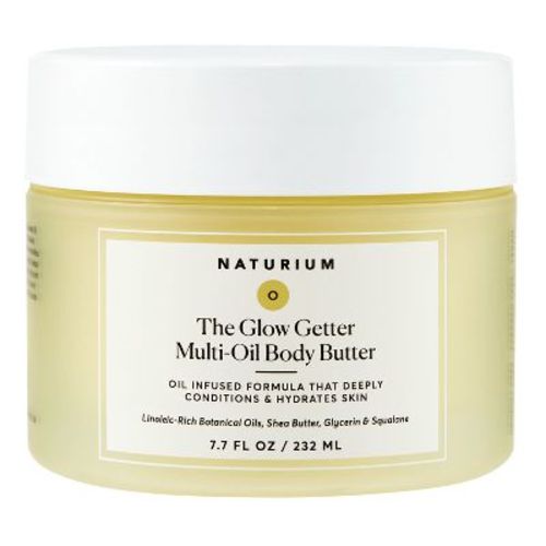 Naturium The Glow Getter Multi-Oil Body Butter - 7.7 fl oz: Deep Hydration, Whole Body, For Normal to Dry Skin