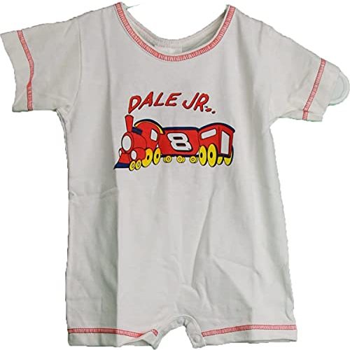 Chase Authentics NASCAR Dale Earnhardt Jr #8 Choo Choo Train Design Infant Baby Creeper Romper (18 Months)