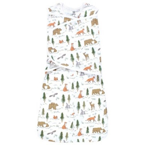 Hudson Baby Convertible Swaddle Sleep Sack, Sweet Woodland, 0-3 Months